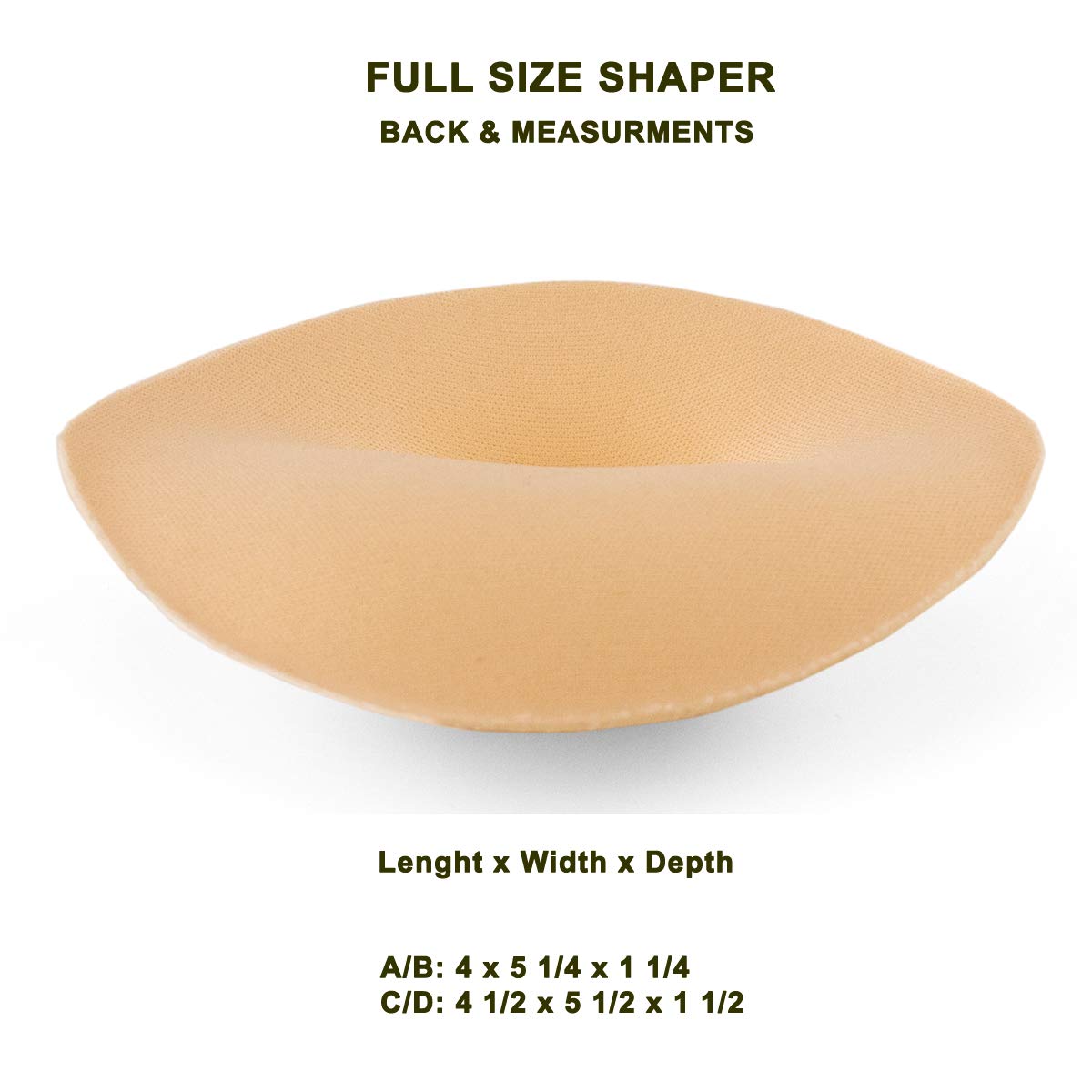 Braza Swim Shapers - Full Enhancement Pads,Beige,C/D - Image 4